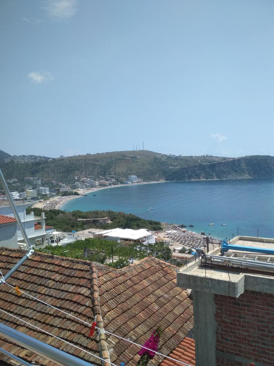 Bella Vista Hotel Himare Bagian luar foto